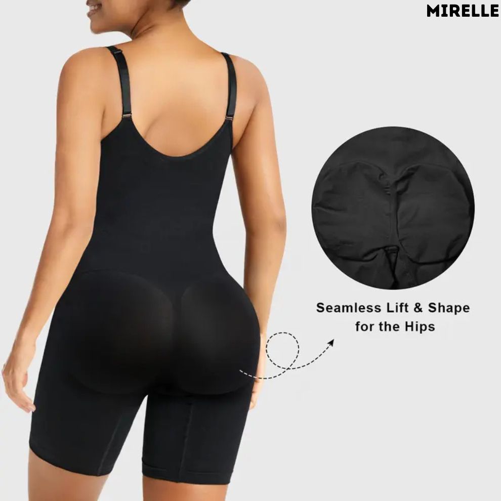 Mirelle SculptFit Seamless Zip-Up Tummy Control Bodysuit