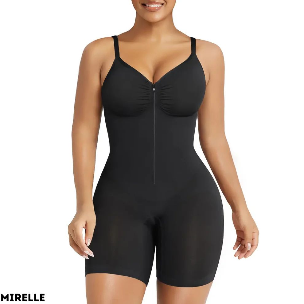 Mirelle SculptFit Seamless Zip-Up Tummy Control Bodysuit